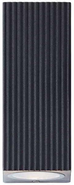 Brilliant - Kültéri fali lámpa JELANI 2xGU10/10W/230V IP44 fekete