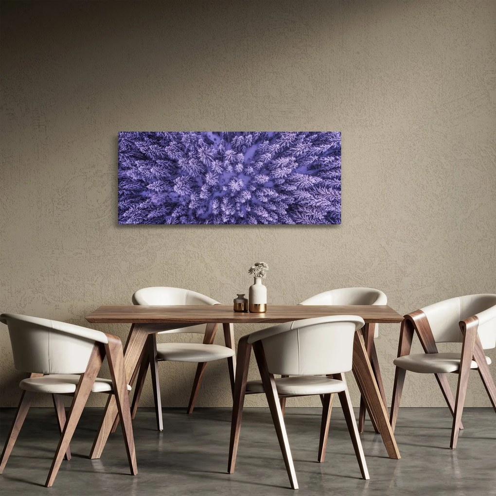 Havas fák képe (120x50 cm)