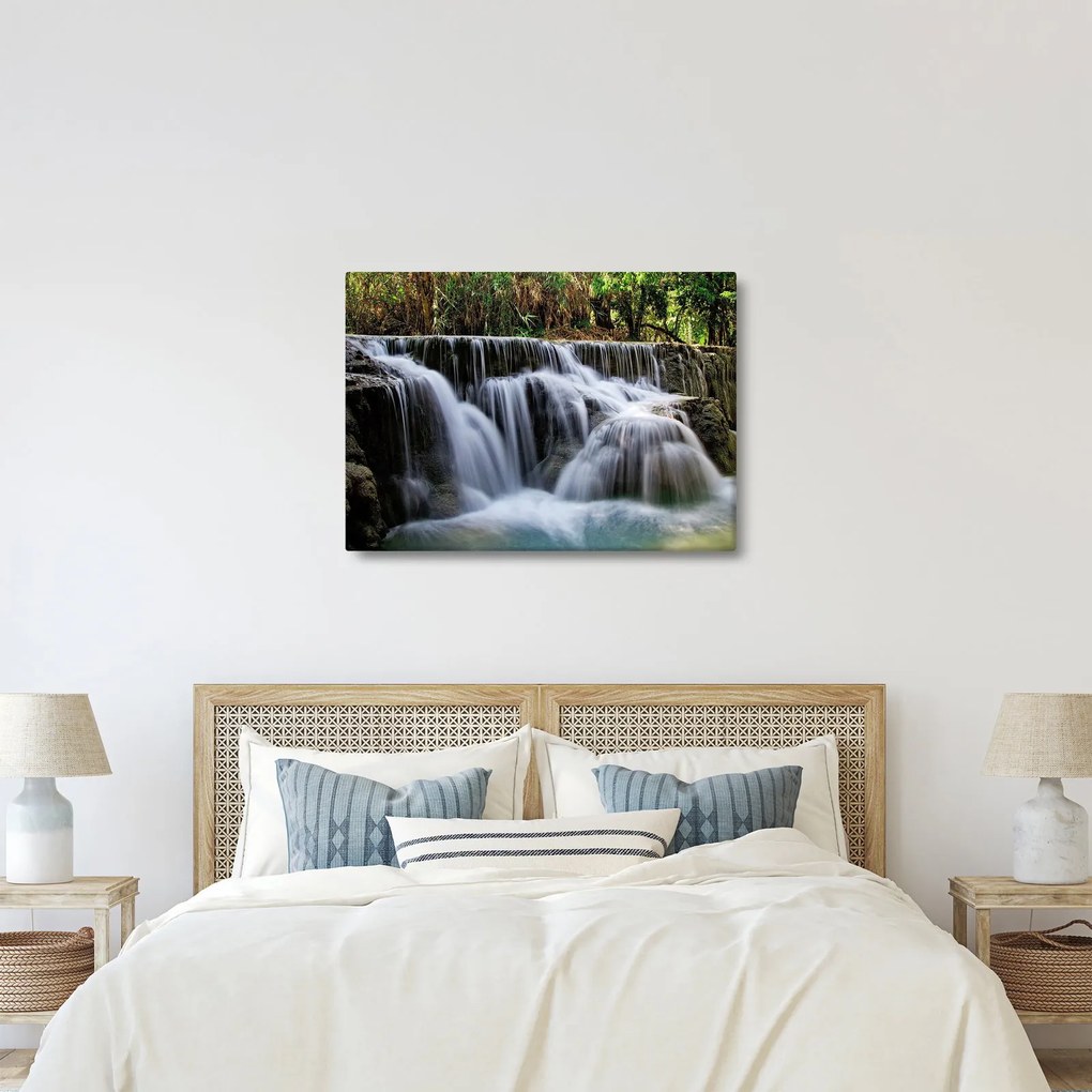 Kép - Vízesések kaszkádjai (70x50 cm)