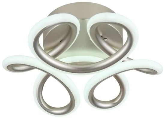 Globo 67386-24S - LED mennyezeti lámpa MELISAND 24W/230V, 26 cm matt króm