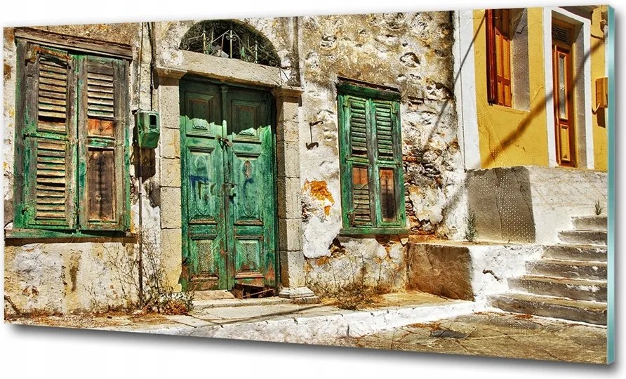 Fotó kép edzett üveg Bájos utca 125x50