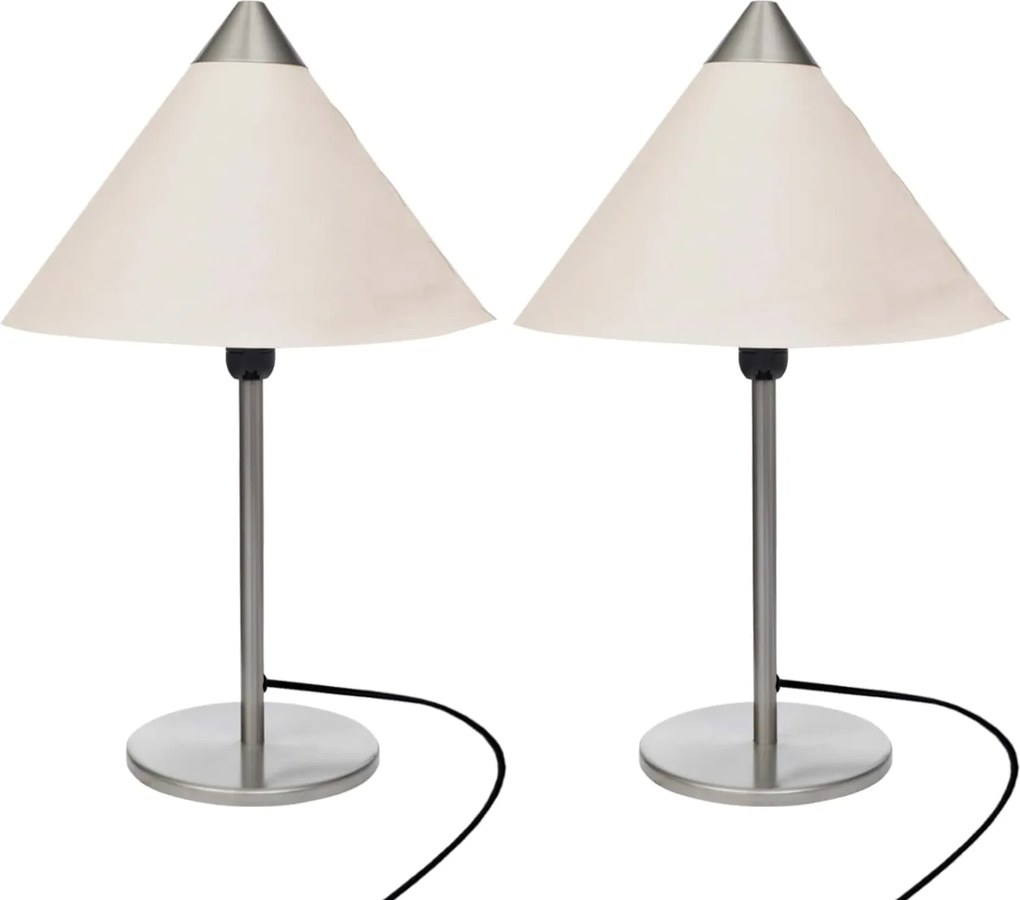 vidaXL Lámpák 2 pcs Fehér 25 x 25 x 40 cm Papír