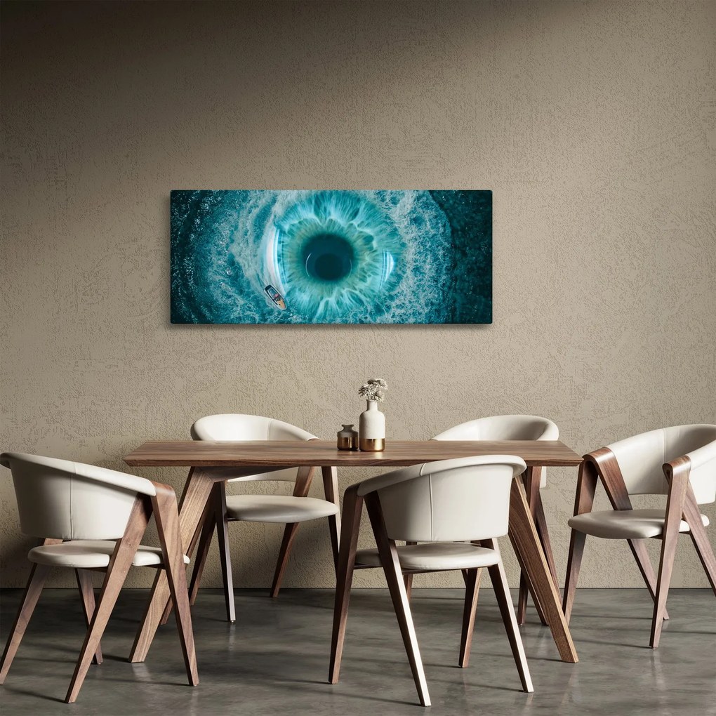 Tenger hajóval képe (120x50 cm)