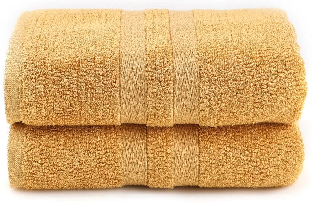 Kéztörlő Szett (2 db) Ayliz - Mustard