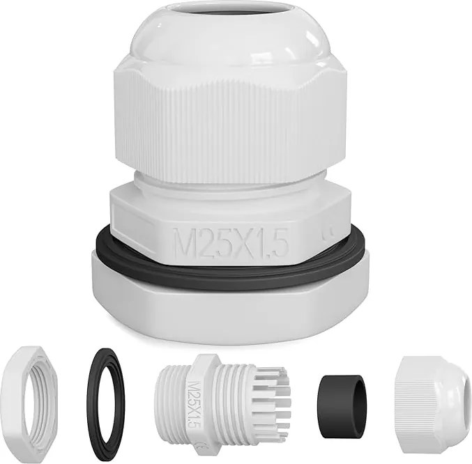 Tömszelencék M25 fojtószelep 13-18 mm átmérőjű kábelekhez