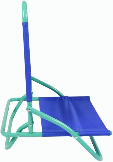 Összecsukható strandszék készlet PVC  2 db kék-zöld