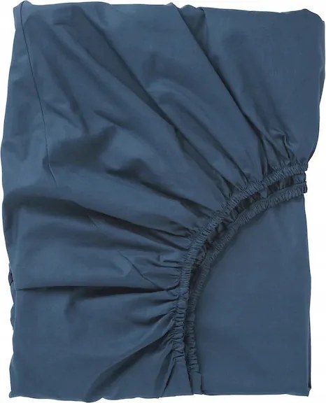 Ikea gumis lepedő Ullvide 180x200 sötétkék