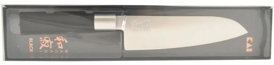 Kai Santoku kés Wasabi Black, 16,5 cm