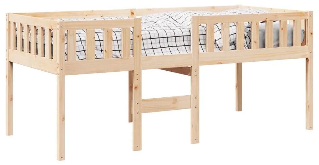 tömör fenyőfa gyerekágy matrac nélkül 90 x 200 cm