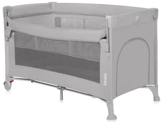 Lionelo - ELLEN 3 az 1-ben utazó kiságy, beton szürke