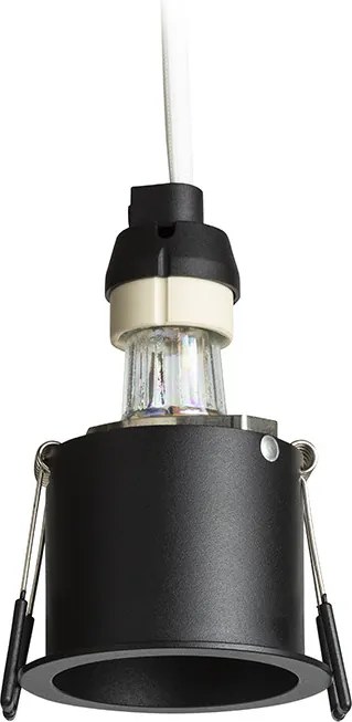 RENDL ORCO süllyesztett lámpa fekete 230V LED GU10 9W