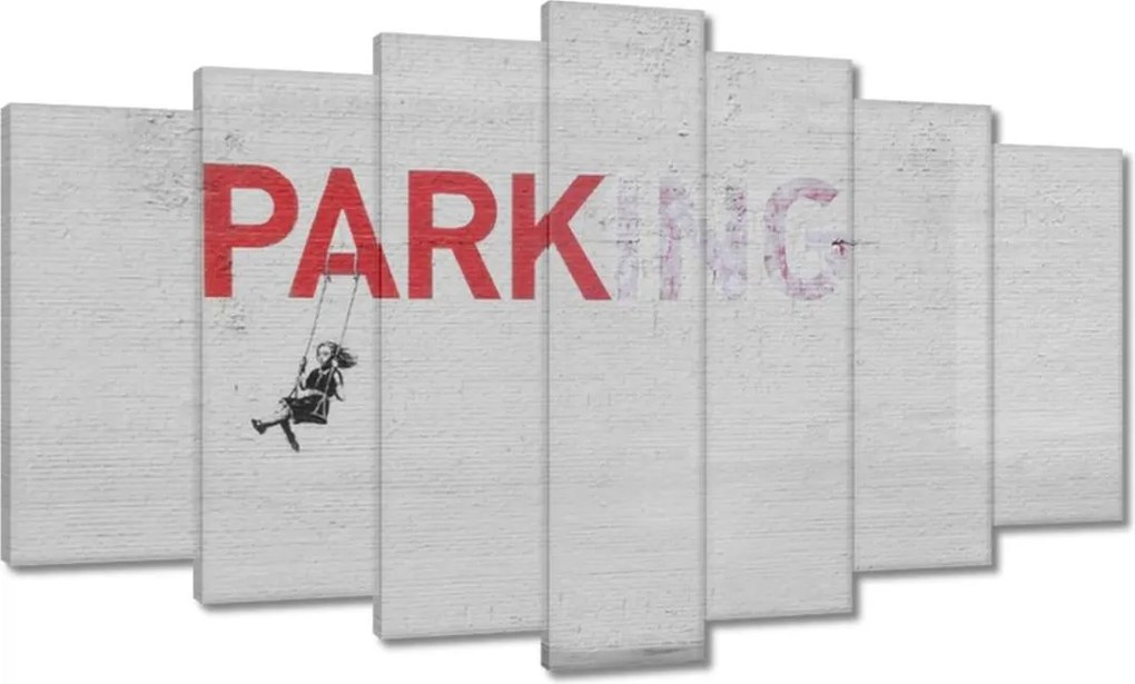 Festmények 140x80 Banksy Parkoló