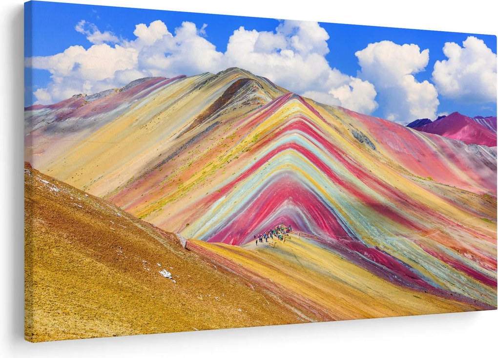 Kép - Rainbow Mountain, Peru (90x60 cm)