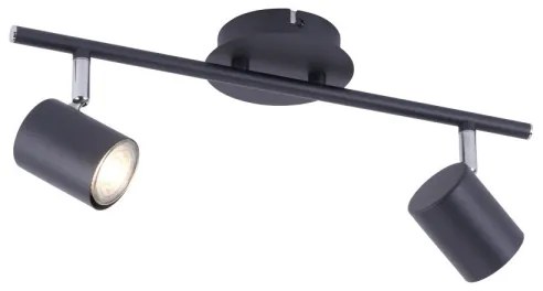Leuchten Direkt 11942-13 - LED Spotlámpa TARIK 2xGU10/5W/230V antracit