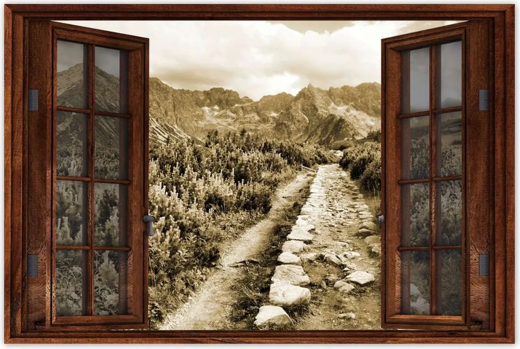 Poszterek 120x80 Tátra Lengyel hegyek Kilátás