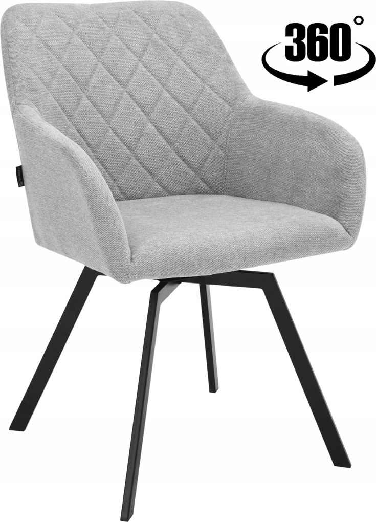 Szürke kárpitozott forgószék Panko konyha étkező nappaliba és íróasztalhoz