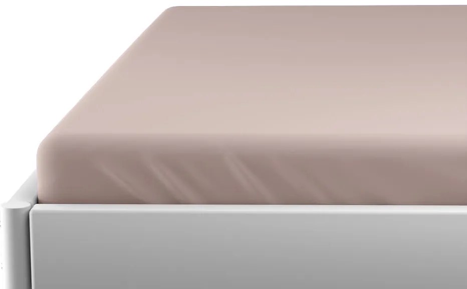 Jersey gyerek lepedő kiságyba világos rózsaszín 70x140 cm