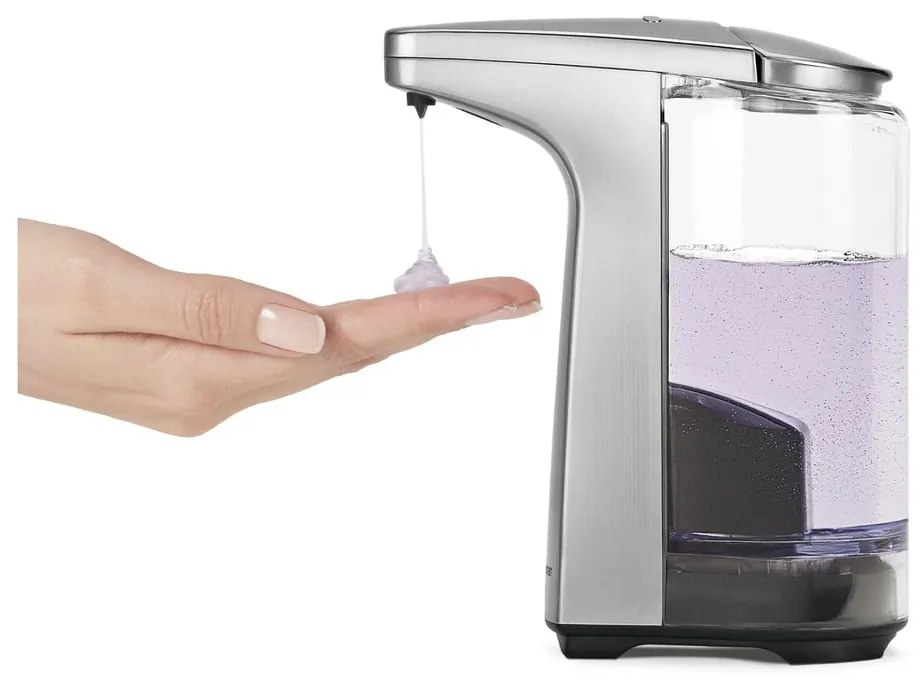 Szürke automata fém szappanadagoló 237 ml - simplehuman