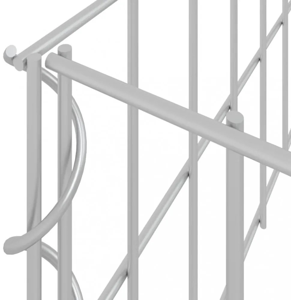 horganyzott acél gabion magaságyás 100 x 100 x 20 cm