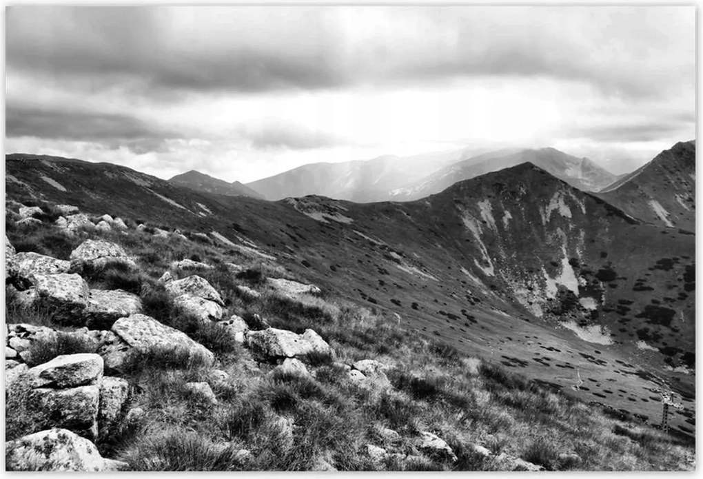 Poszterek 155x105 Tátra Lengyel hegyek Kilátás