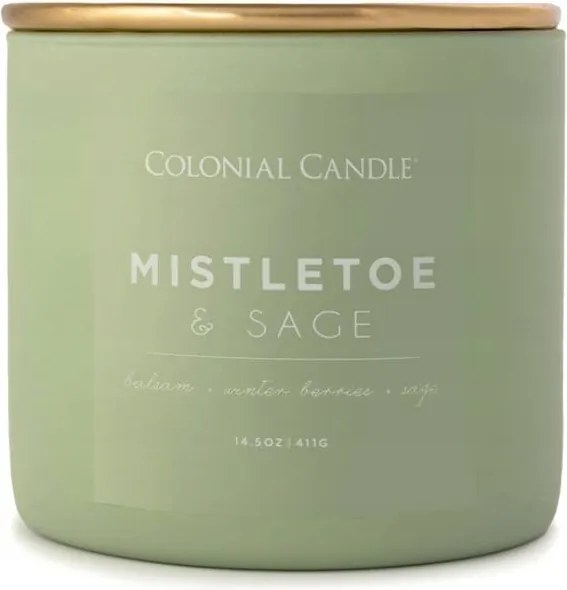Pop Of Color Mistletoe &amp; Sage illatgyertya
