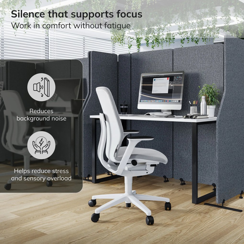 akusztikus falpanel SADIE Carbon Fog 280/145 cm