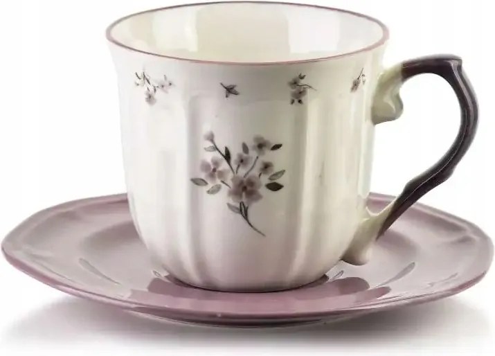 Porcelán kávés- és teáscsésze csészealjjal 220ml