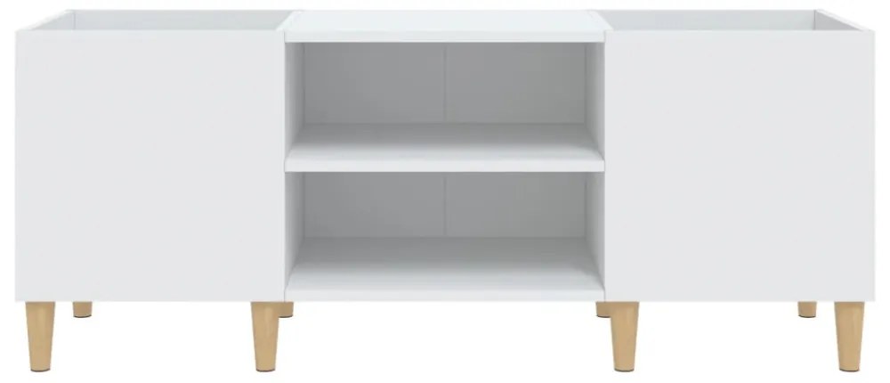 fehér, rétegelt lemezszekrény 121 x 38 x 48 cm, fa textúra