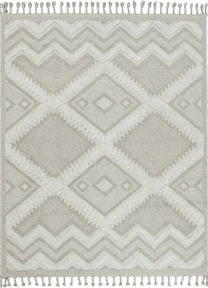 Boho Szőnyeg 160x220 Hálószoba Nappaliba Fehér Loft