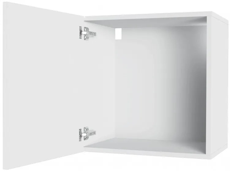 Vida 5 fali polc, fényes fehér