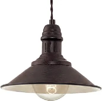 Brilagi - Kábeles függőlámpa FORGE 1xE27/60W/230V átmérő 22 cm barna