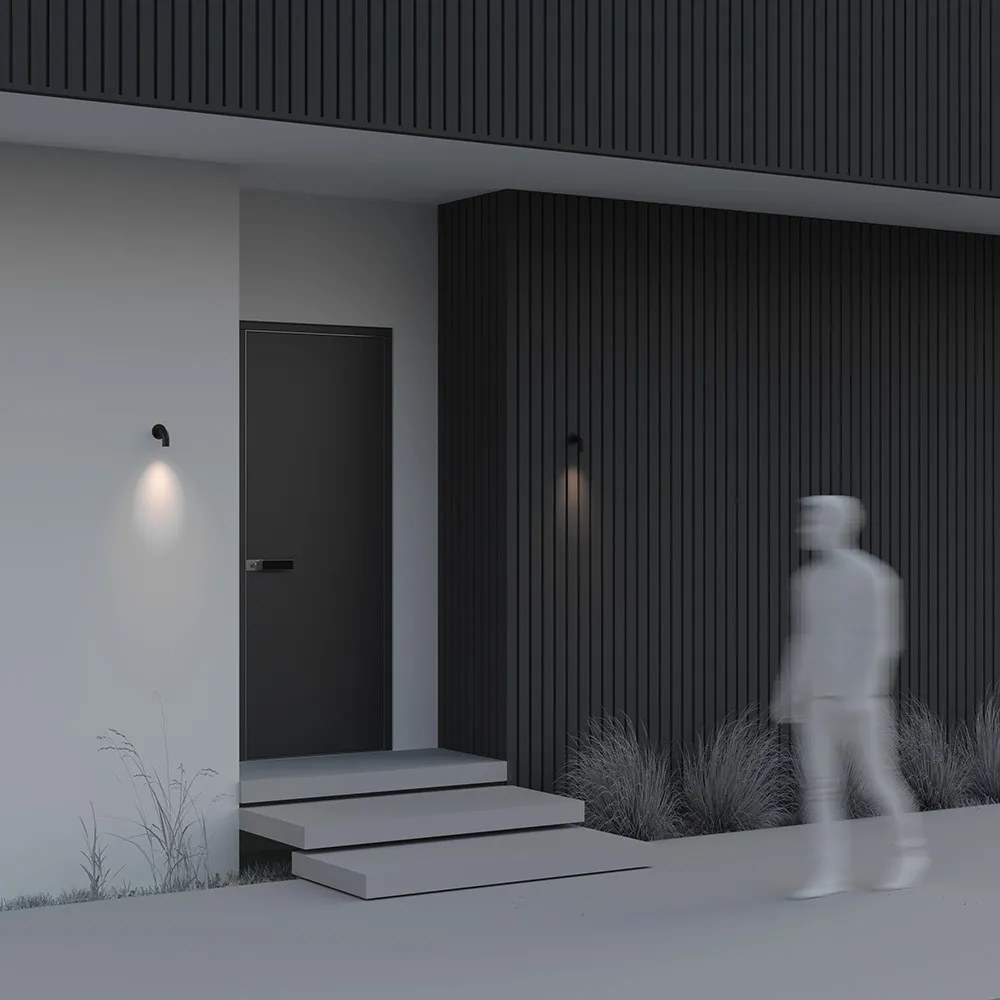 MAYTONI O477WL-L2GF3K SLEEK Modern Kültéri Fali Lámpa Szürke LED IP65