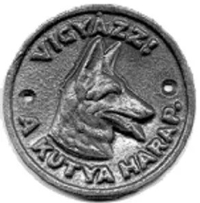 Piktogram Kutya Harap Tábla Alu