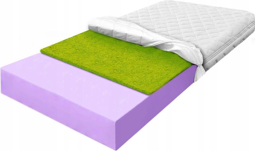 Matrac 90x160 cm habszivacs tengerifű allergiásoknak 17 cm rezgéscsökkentő kemény H4