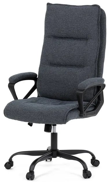 Fekete Szövet Irodai Szék, Hinta Mechanikával. KA-Y348 BK2