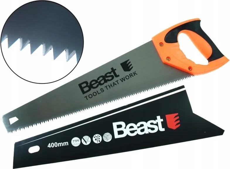 Beast Edzett Kézi Fafűrész 400mm