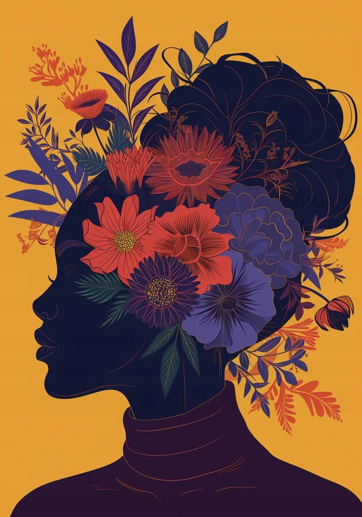 Poszter 70x100cm Botanikus múzsa