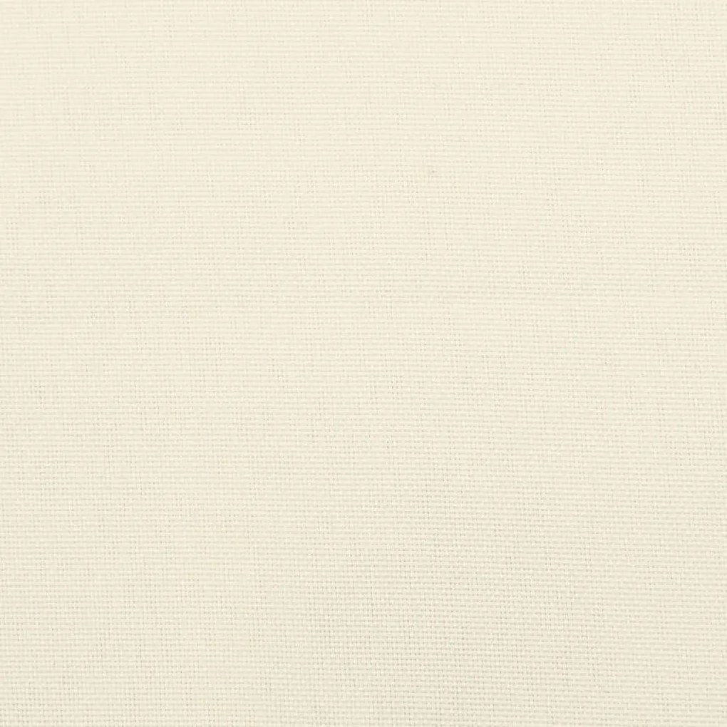 2 db krémfehér oxford szövet kerti padpárna 150 x 50 x 7 cm