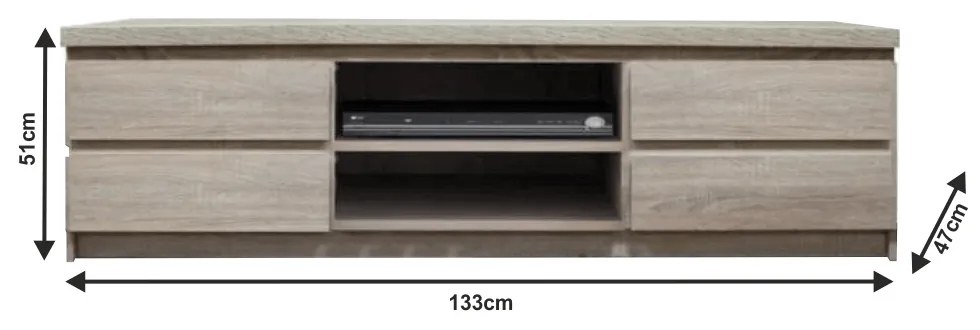 TV asztal/szekrény Punkto Typ 06 4S. 779120