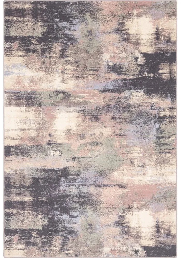 Világos rózsaszín gyapjú szőnyeg 160x240 cm Fizz – Agnella