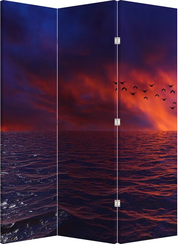 Paraván -  Tengeri a madarakkal (126x170 cm)