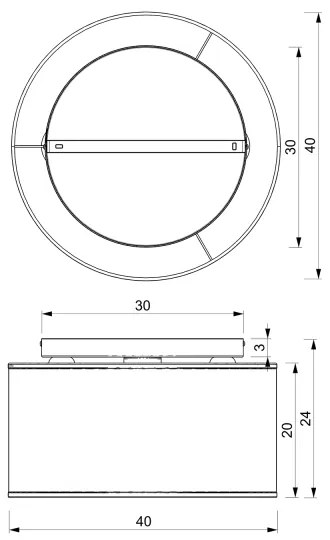 Felületre szerelhető csillár LOFT SHADE 3xE27/60W/230V fekete/arany
