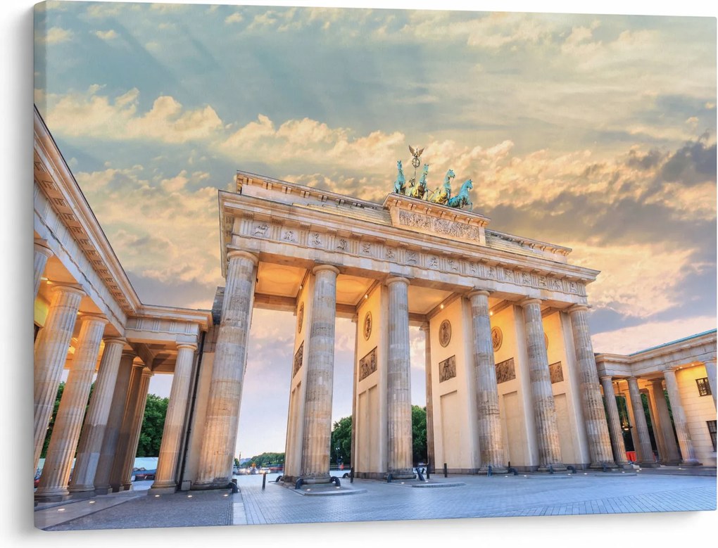Kép - Brandenburgi kapu, Berlin, Németország (70x50 cm)
