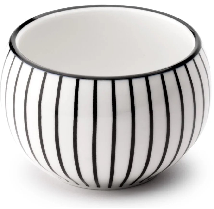 Fehér-fekete porcelán-öntöttvas teázó szett Shanxi – Bredemeijer