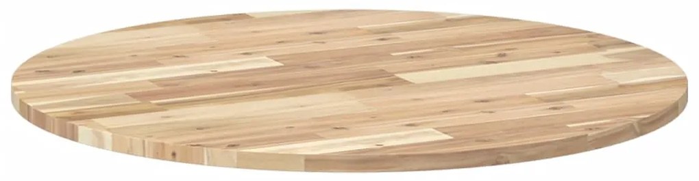 kerek tömör akácfa asztallap Ø80 x 2 cm