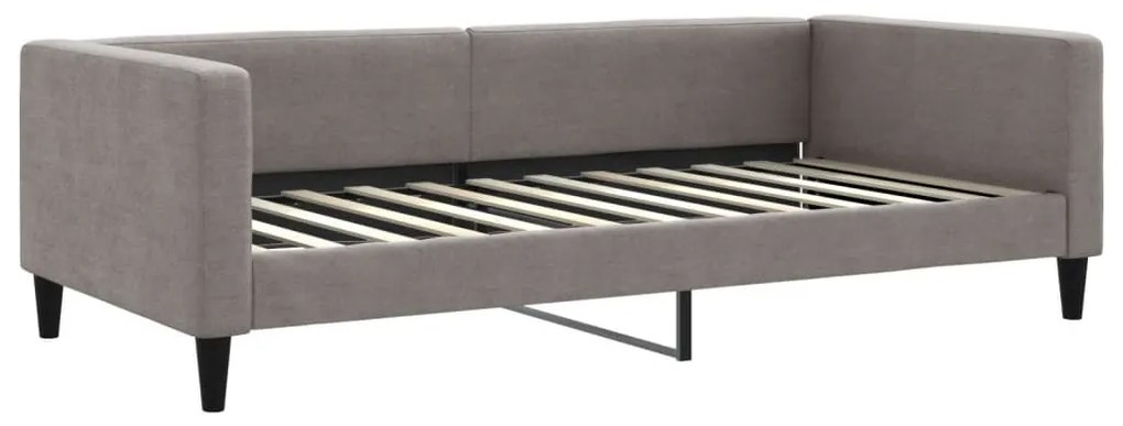 tópszínű kihúzható szövet heverő matracokkal 100 x 200 cm
