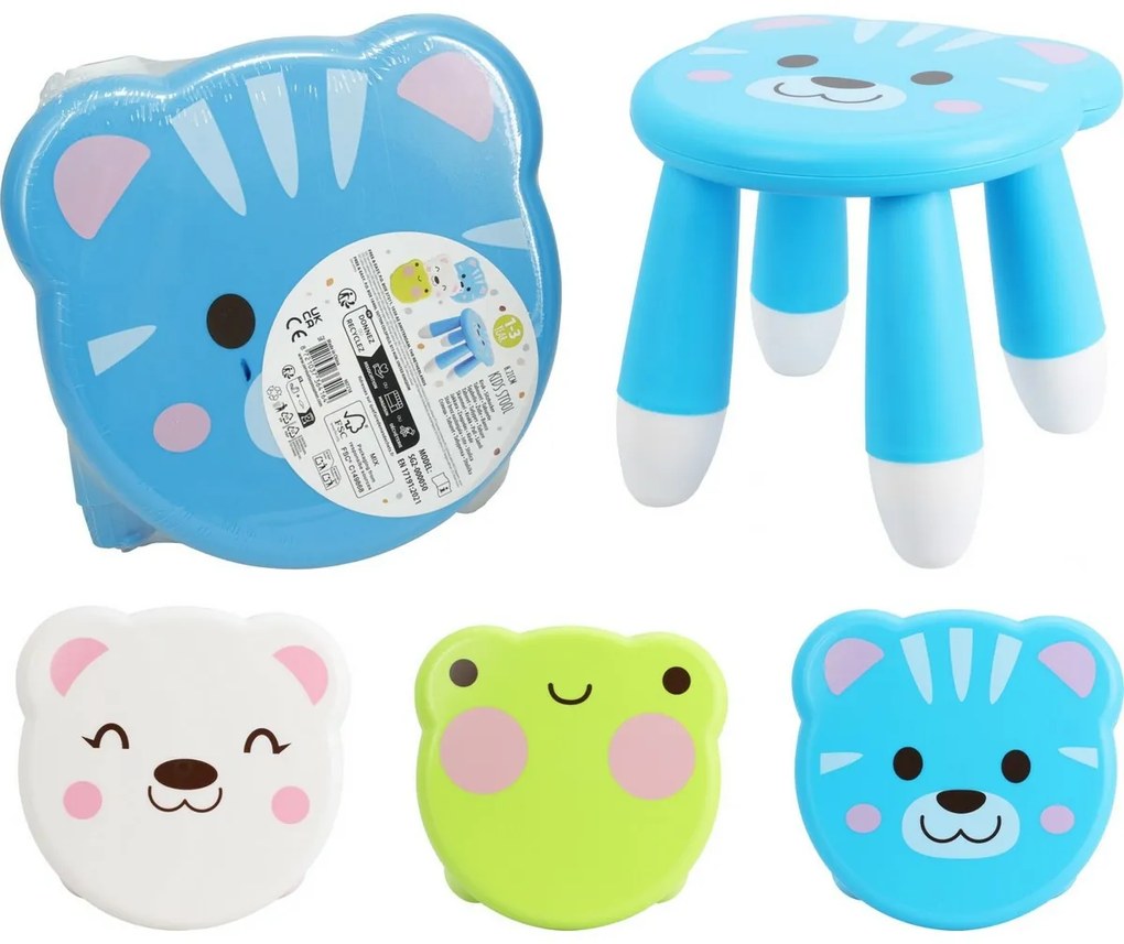 Hatu Gyermek szék Medve, 23 x 22 x 21 cm, műanyag