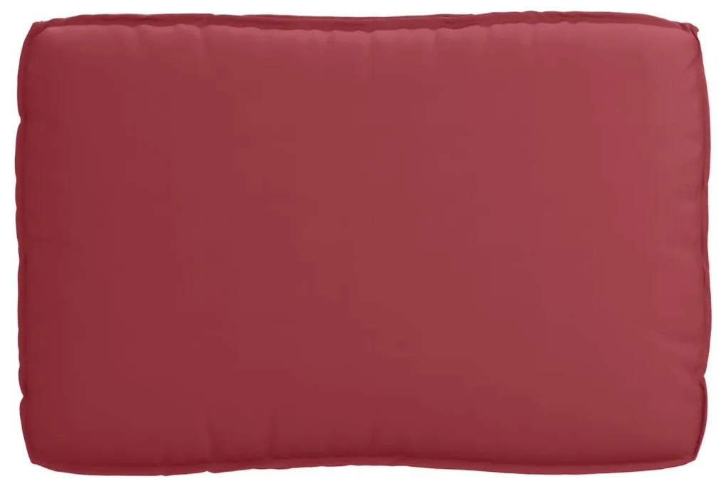 Raklap párna készlet 2 pcs bordó 120 x 80 x 12 cm Oxford szövet