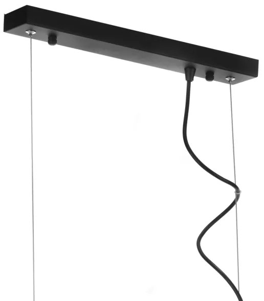 ONLI - Csillár zsinóron FLOKI 4xE27/15W/230V fekete/réz