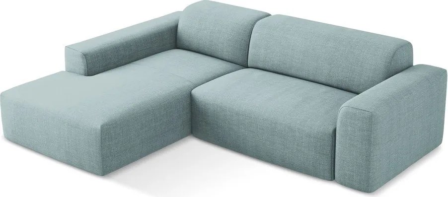 Kék sarokkanapé (bal oldali-heverő résszel) Keli – Makamii